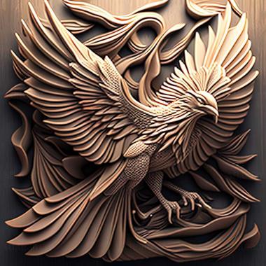 3D model phoenix (STL)